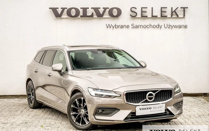 Volvo V60 cena 114900 przebieg: 121660, rok produkcji 2019 z Pilawa małe 596